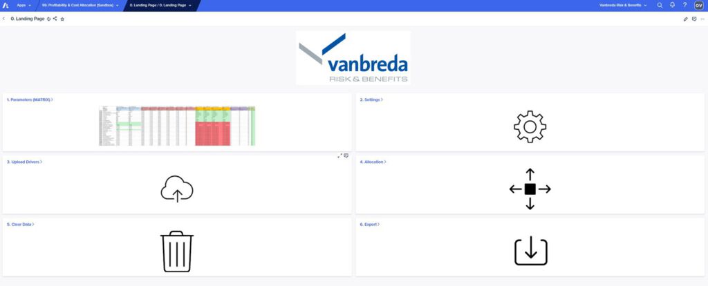 Anaplan overview landing page